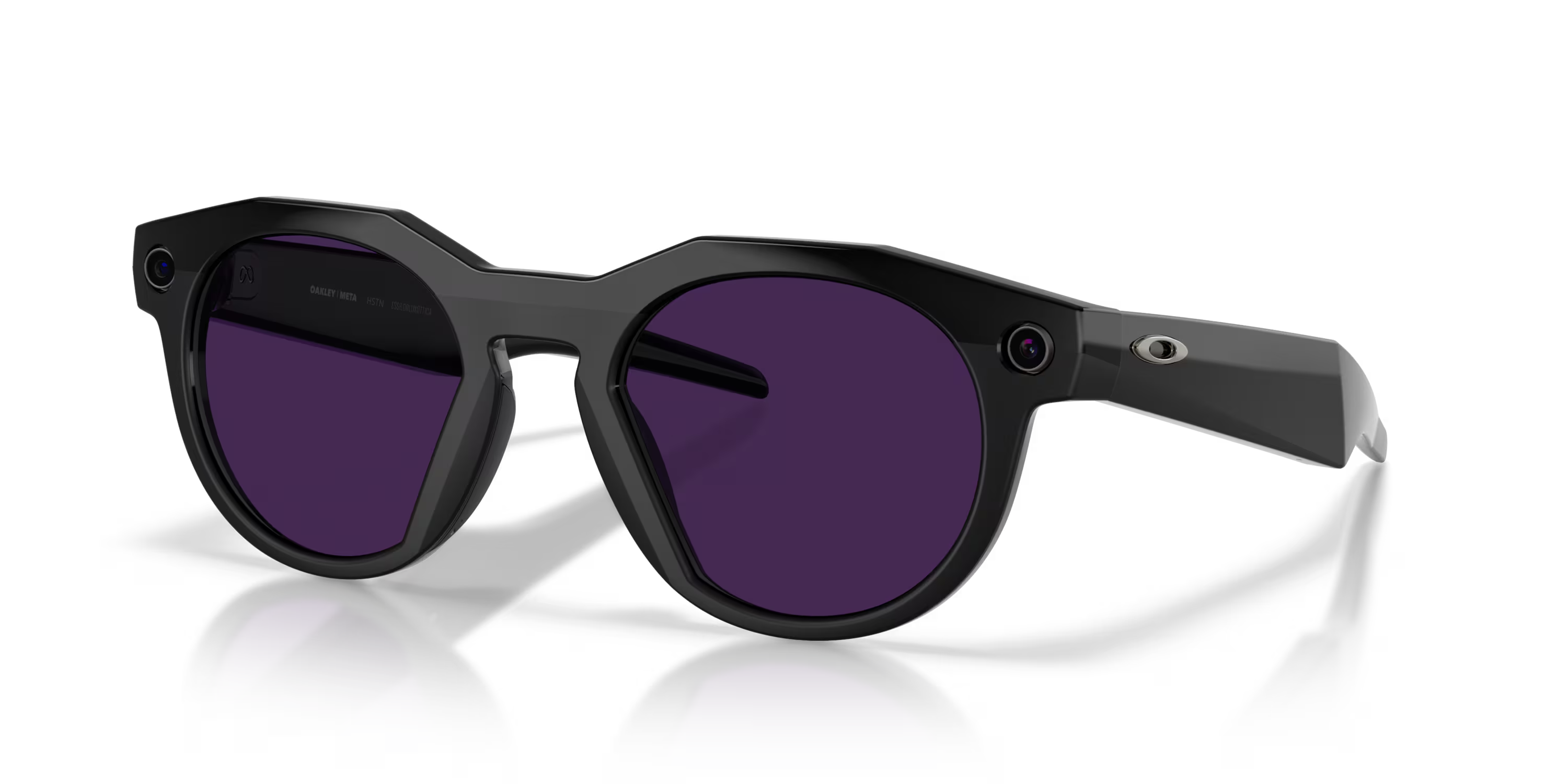 HSTN Meta Black Frame/Transitions Amethyst Lenses