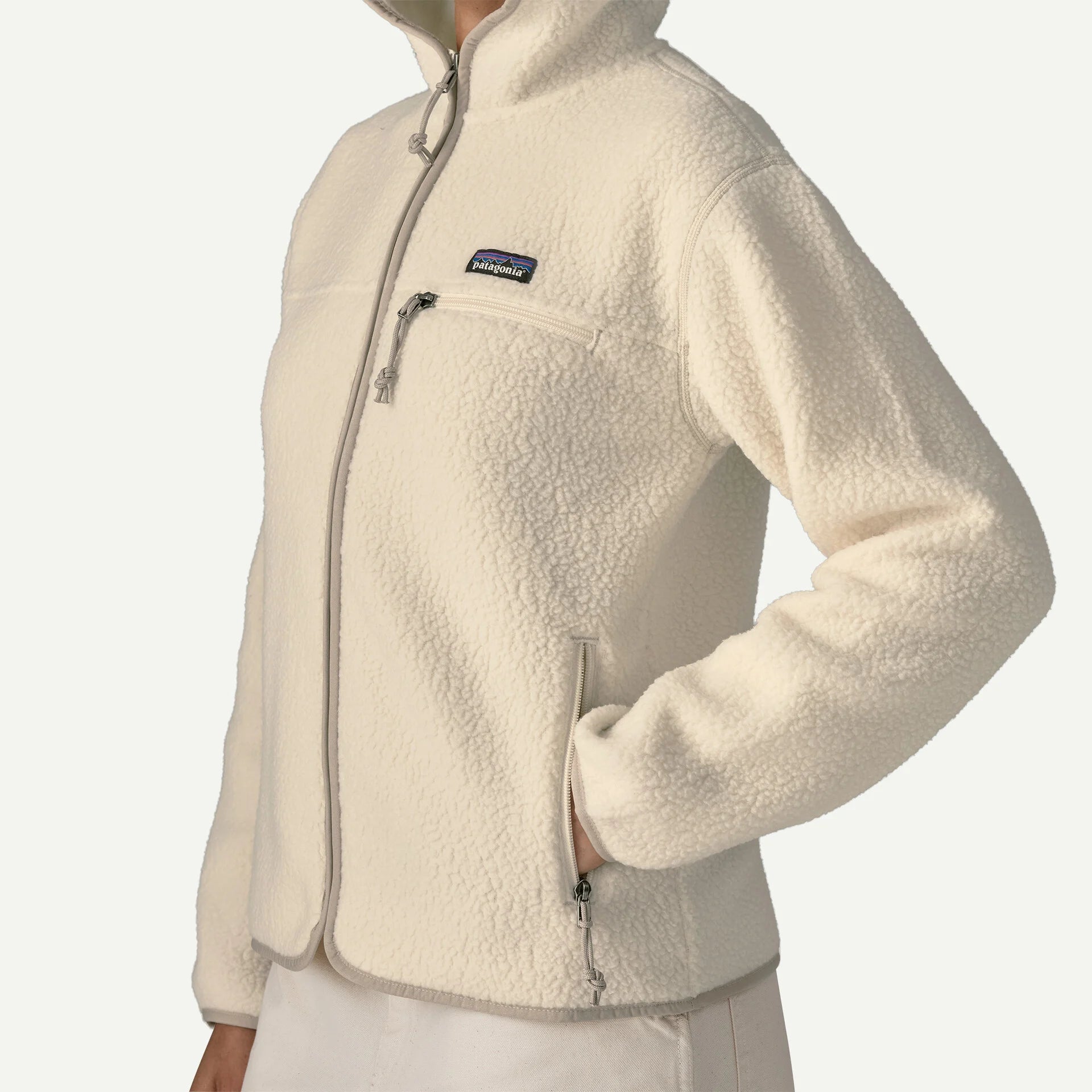 Retro Pile Fleece Hoody Wmn