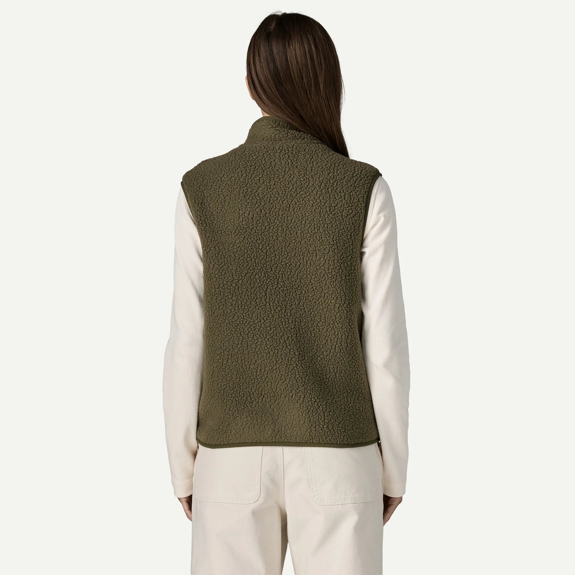 Retro Pile Fleece Vest Wmn