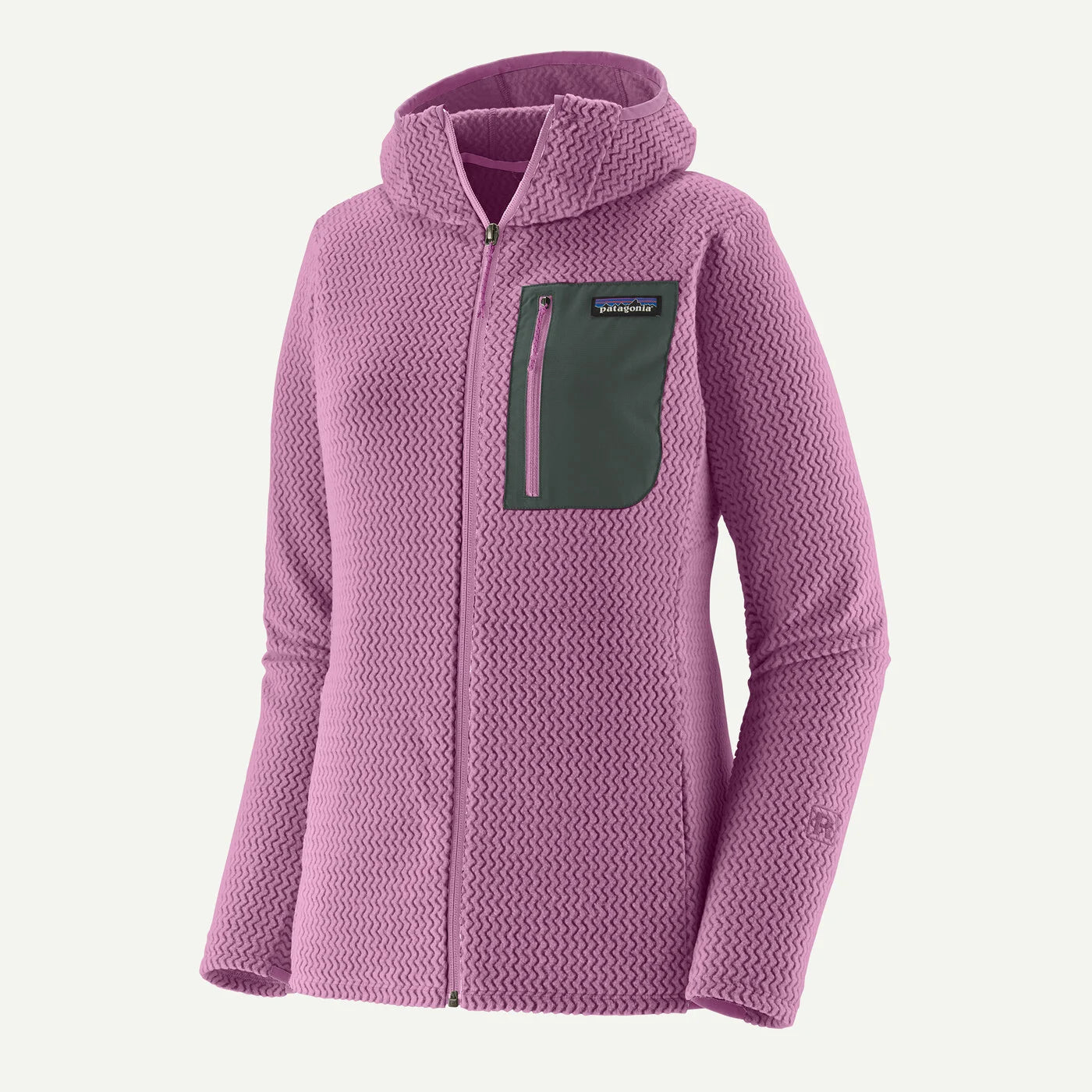 brisk purple R1 Air Full-Zip Hoody W