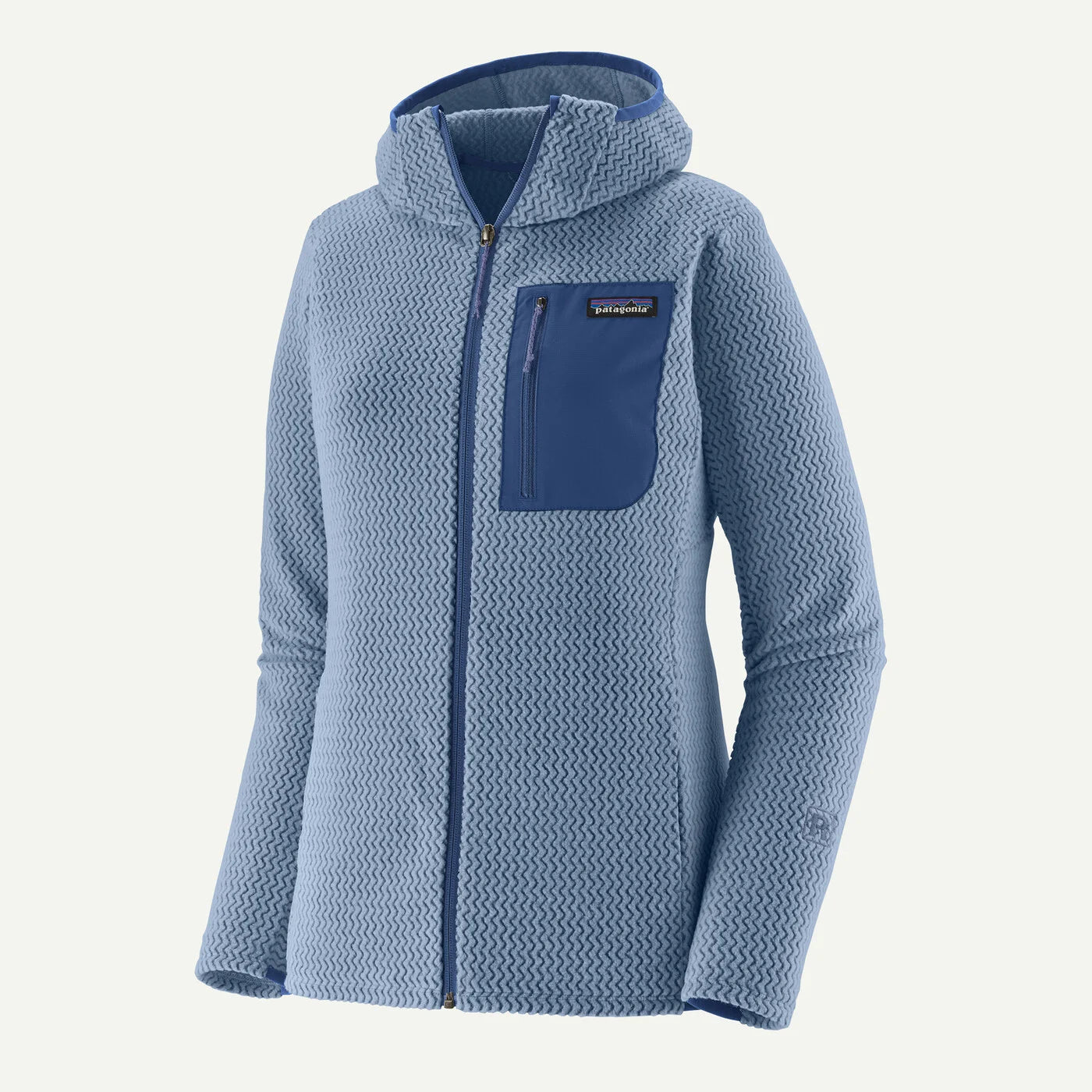barnacle blue R1 Air Full-Zip Hoody W