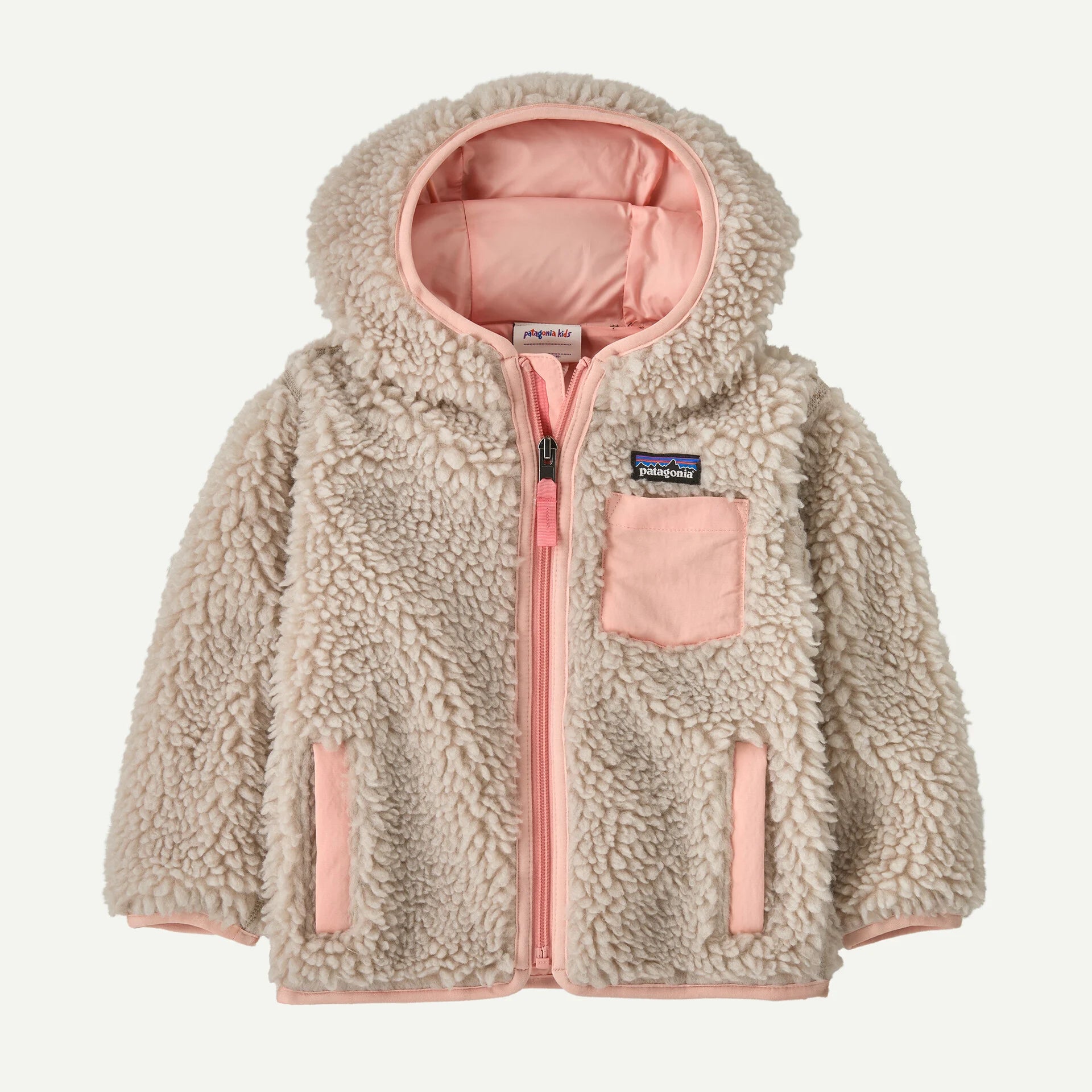 natural/sunlit pink Baby Retro-X Hoody