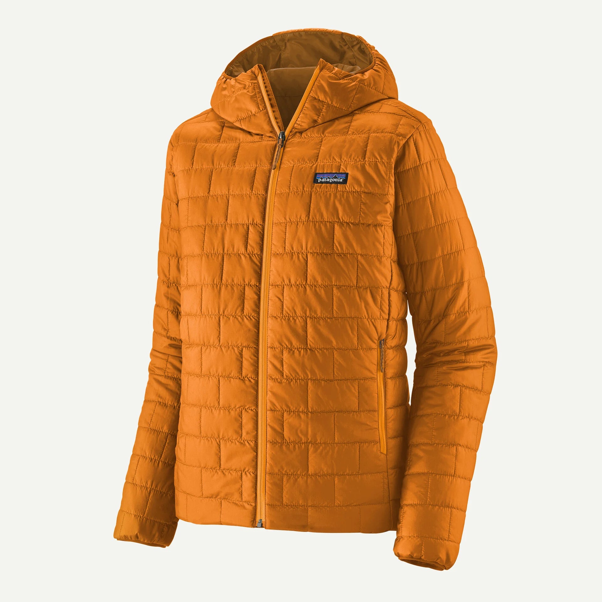 autumn orange Nano Puff Hoody Man