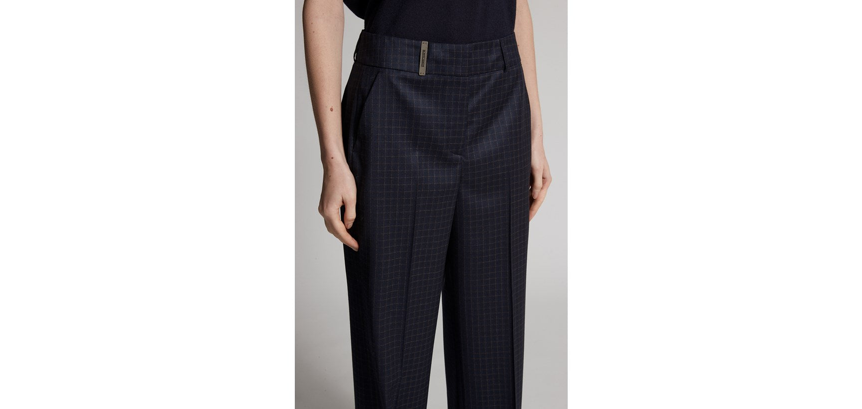 Pantalone Flanella Lana Stretch W