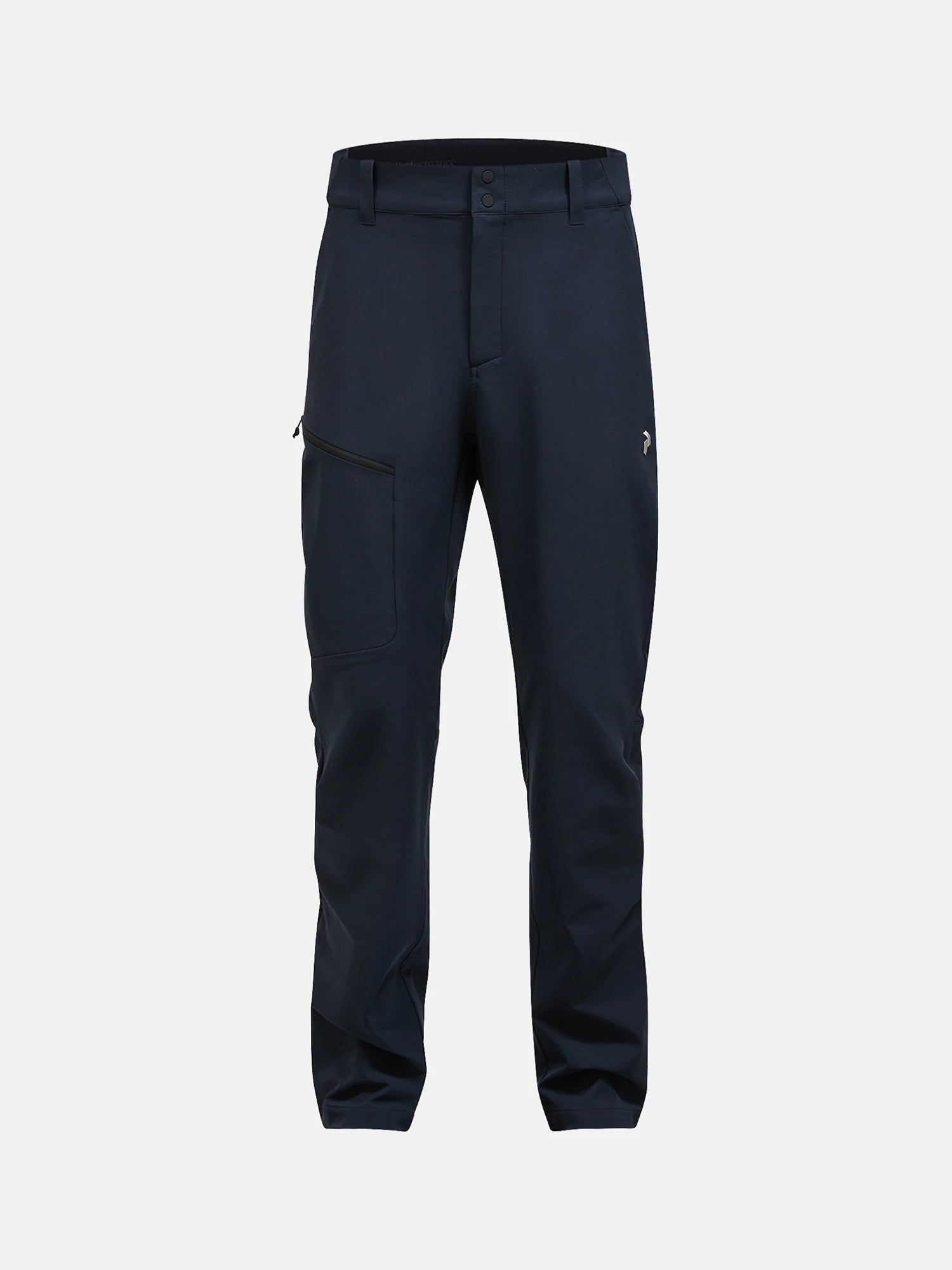 black Scale Softshell Pants Man