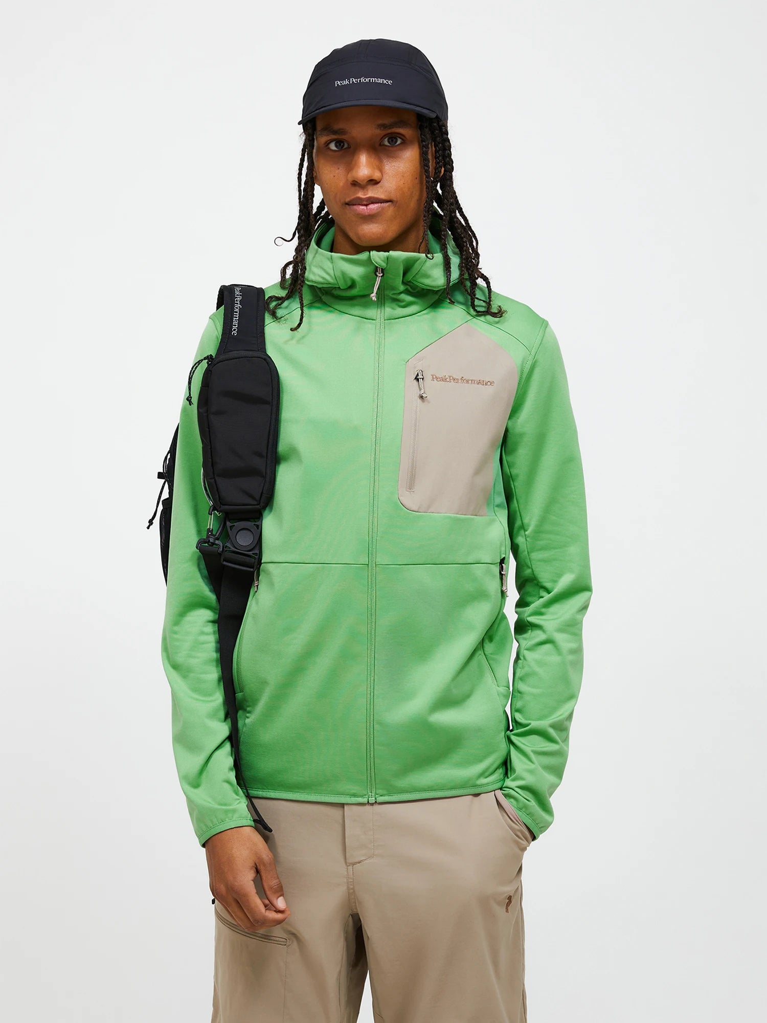 Utility Light Zip Hood Man