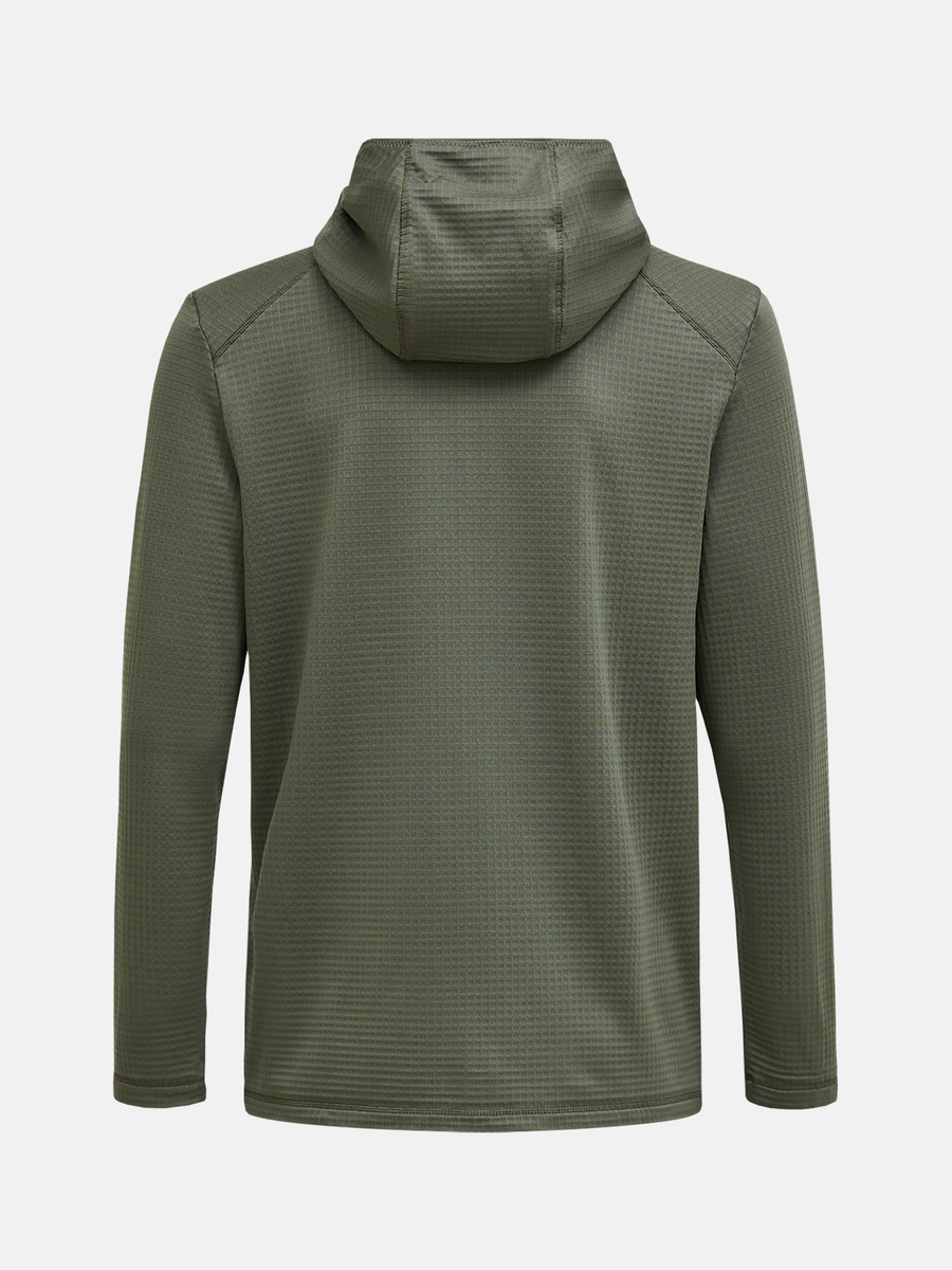 Trail Polartec Zip Hood Man