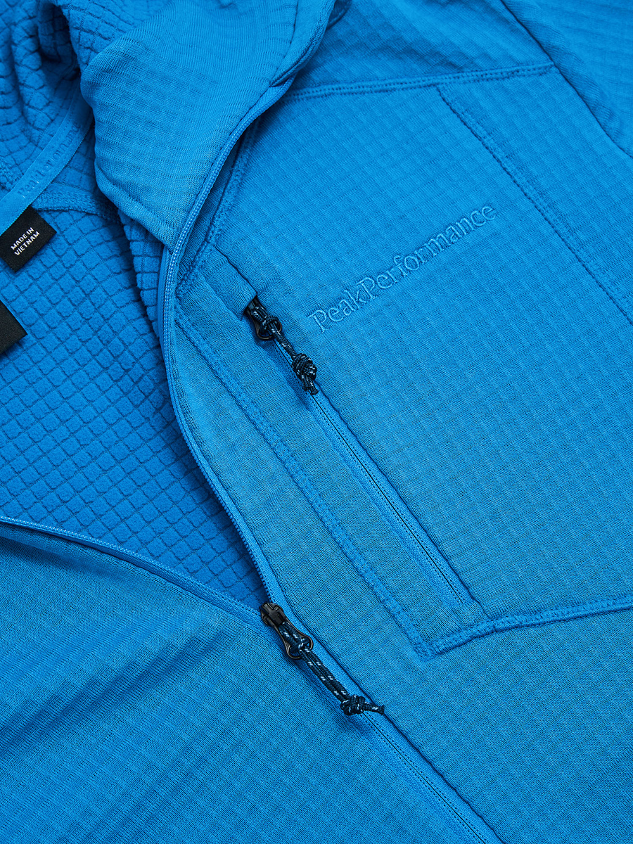 Trail Polartec Zip Hood Man
