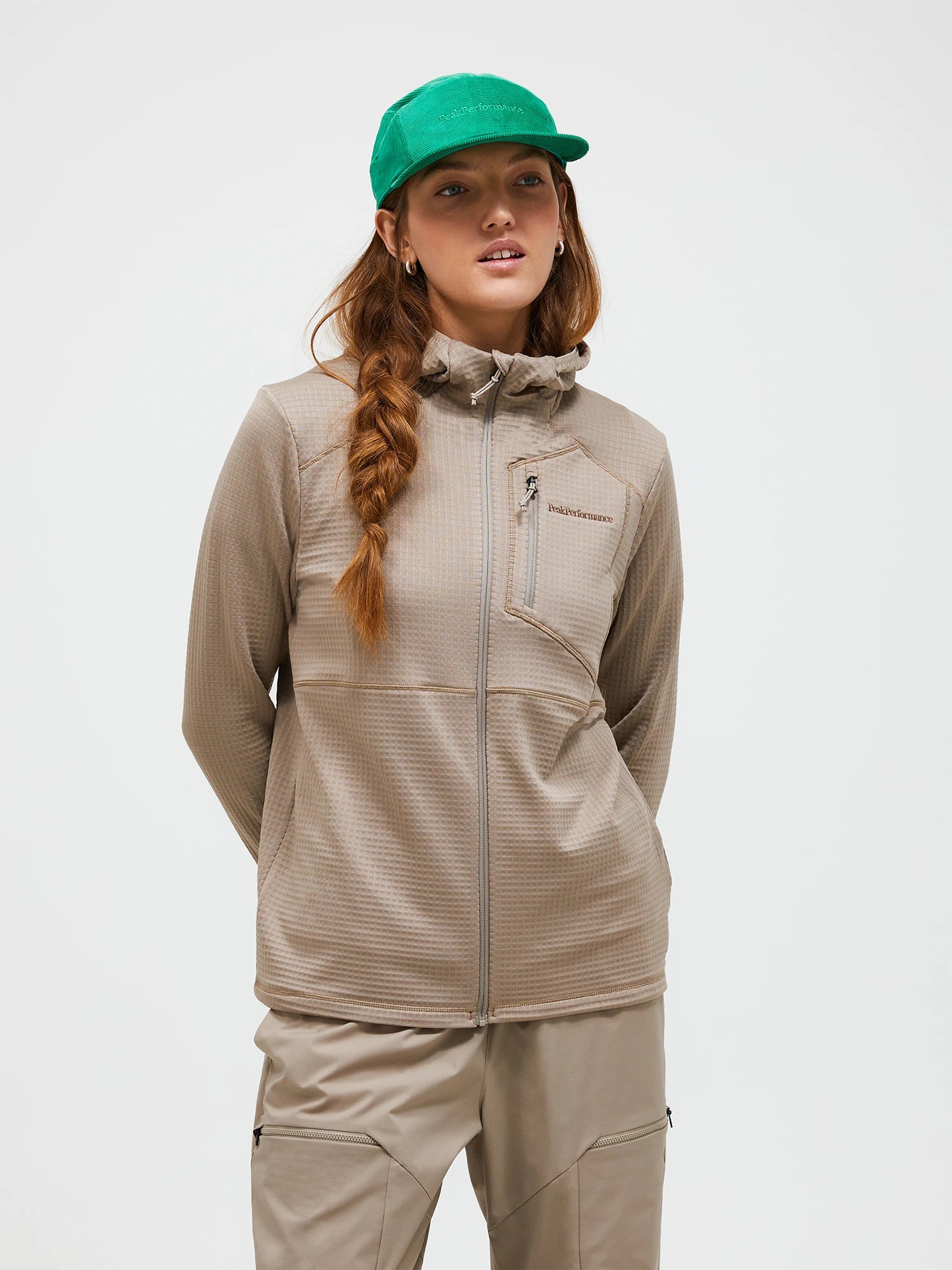 Trail Polartec Zip Hood Wmn