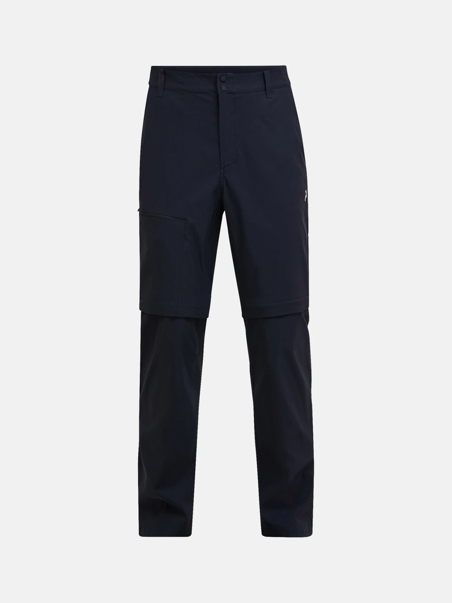 black Iconiq Zip-Off Pants Man