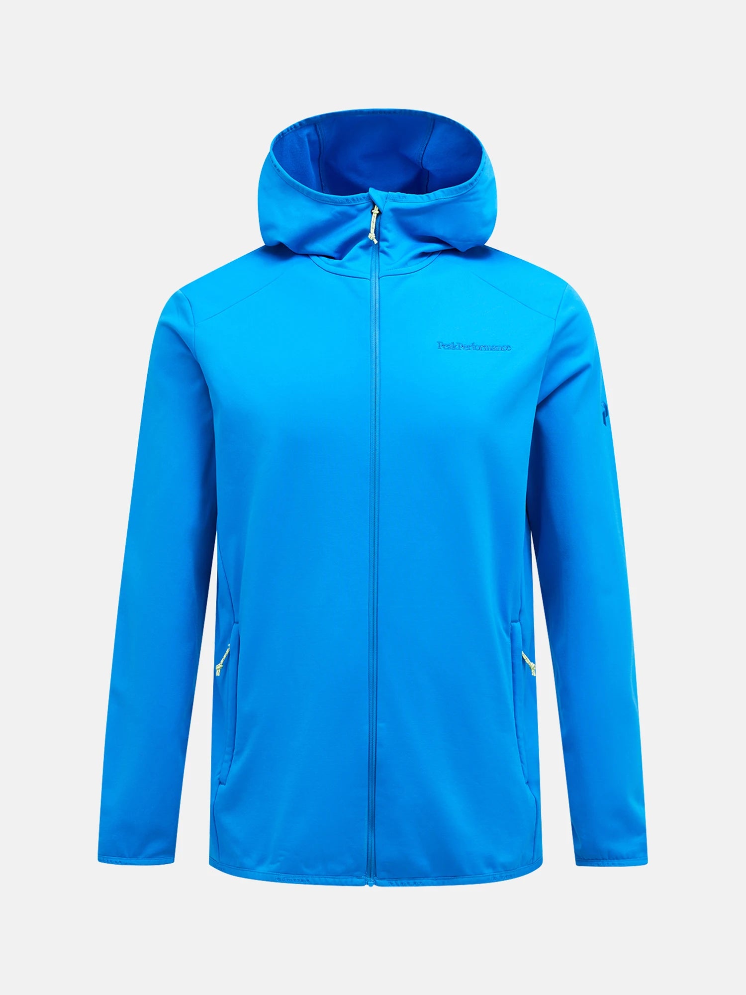 brilliant blue Light Zip Hood Man