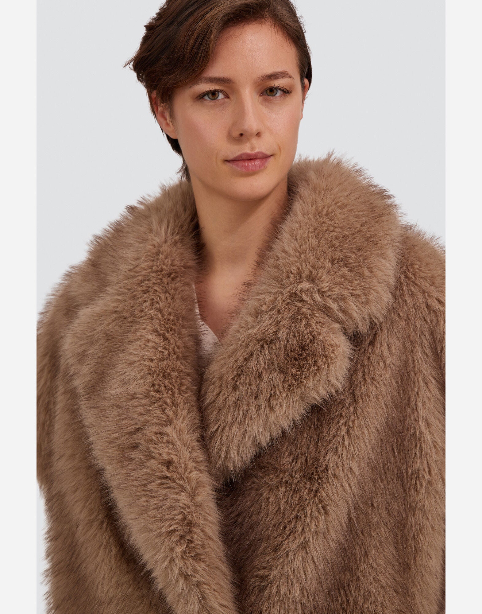 Vest Faux-Fur Wmn
