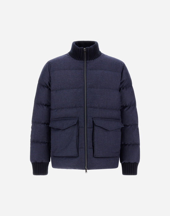 blu navy Down Bomber Jacket M