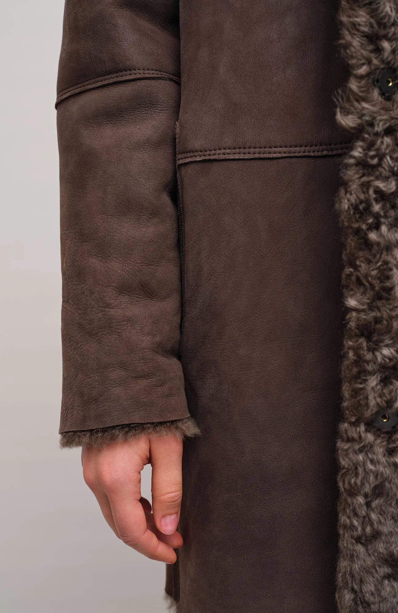 Olivera Lambskin Coat Wmn