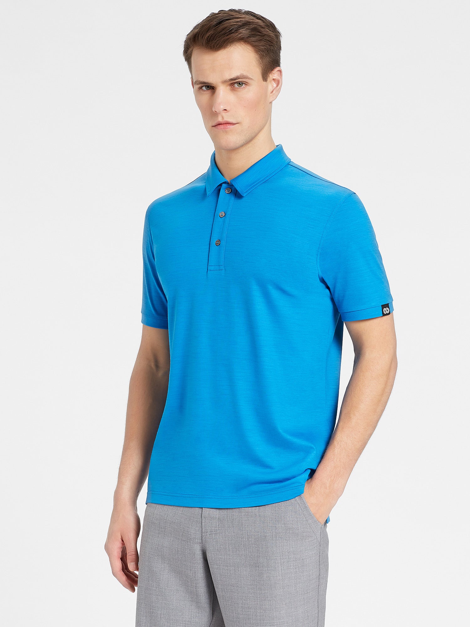 process blue Flip Polo Short Sleeve M