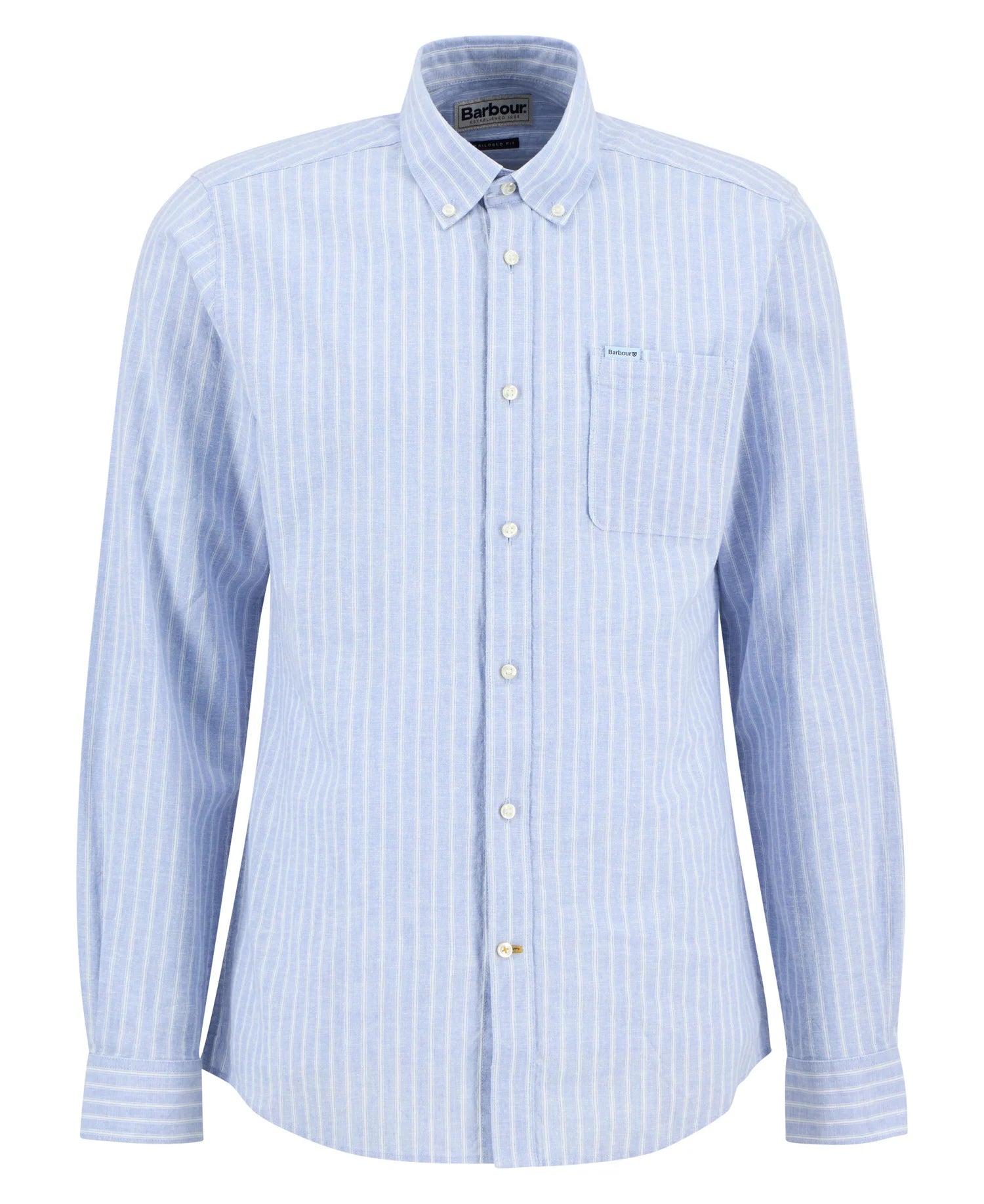Nelson Striped Long-Sleeved Shirt Man