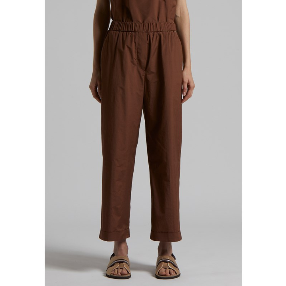 Pantalone Cotone Tabacco W