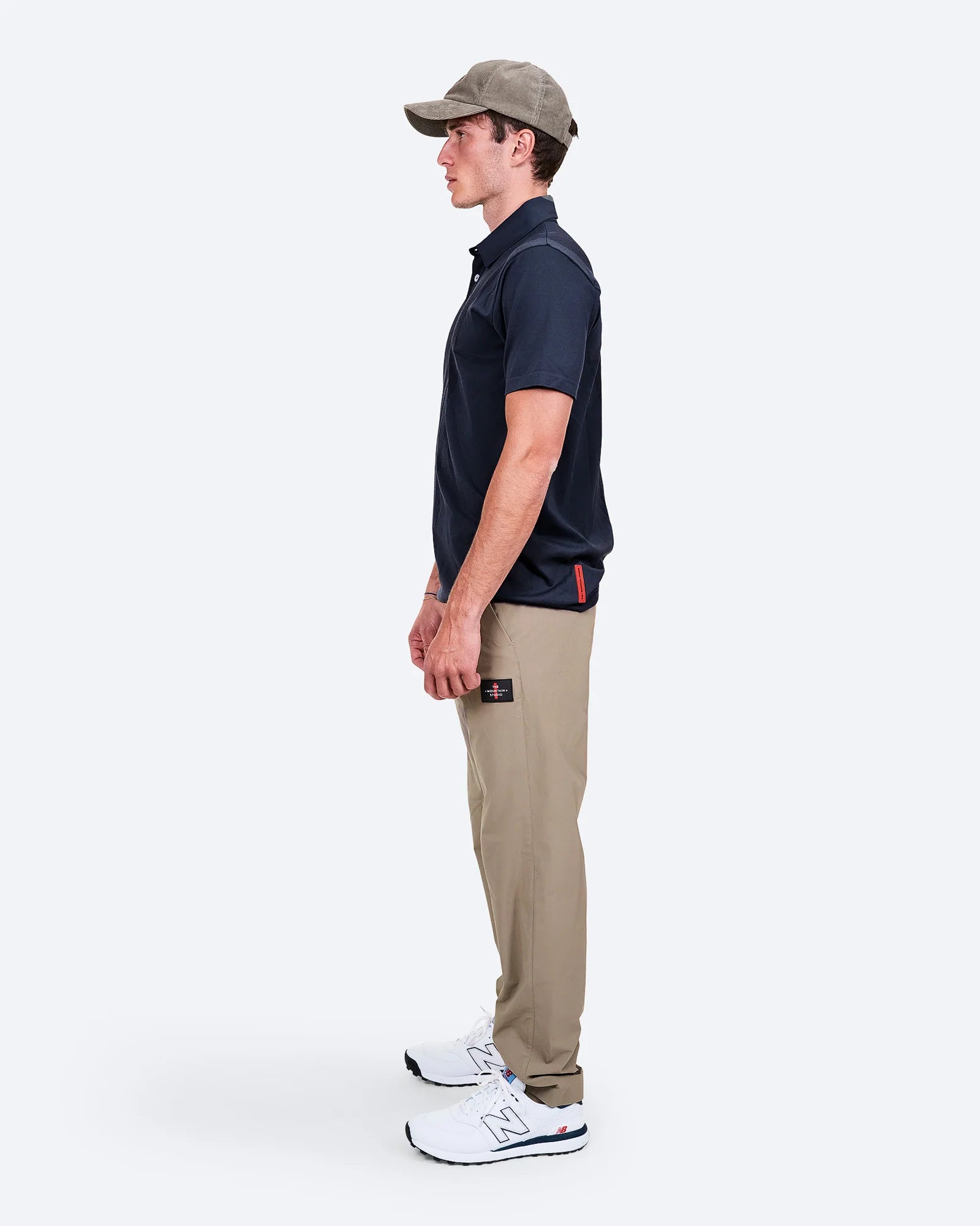 Two Tone Tech Polo Shirt Man