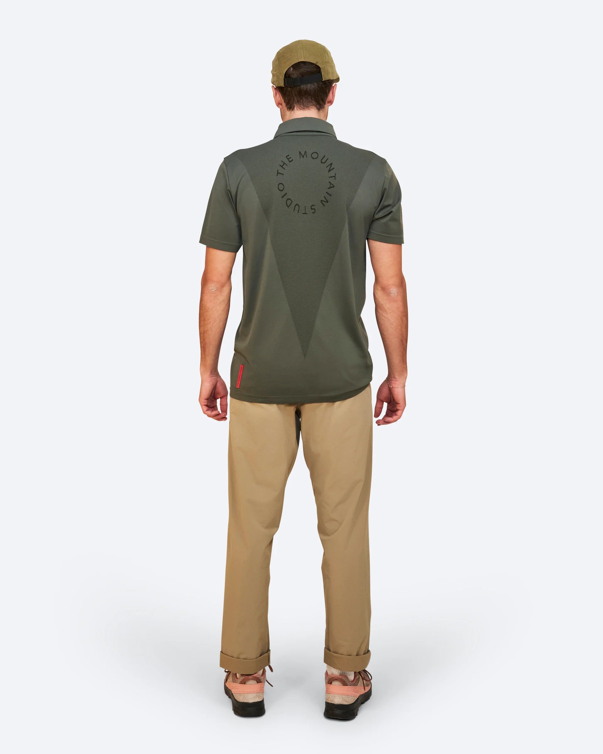 Two Tone Tech Polo Shirt Man