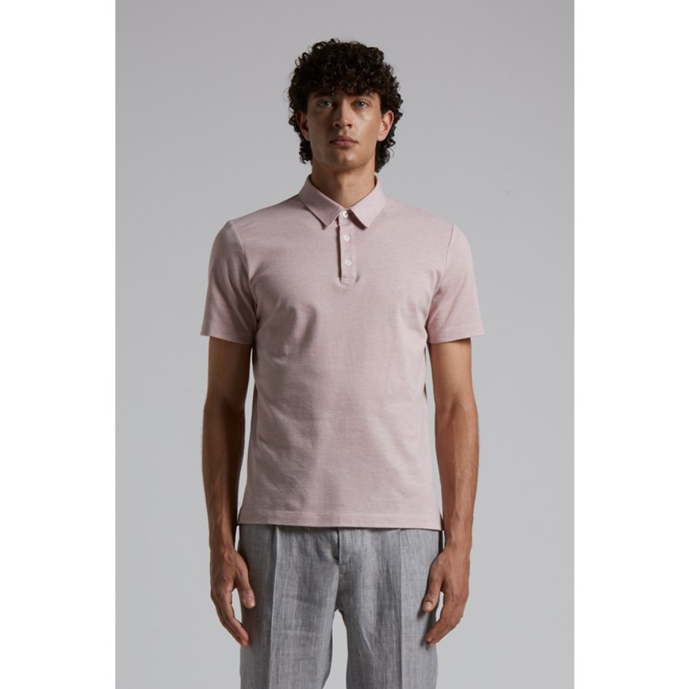 rosa polvere Polo Melange M