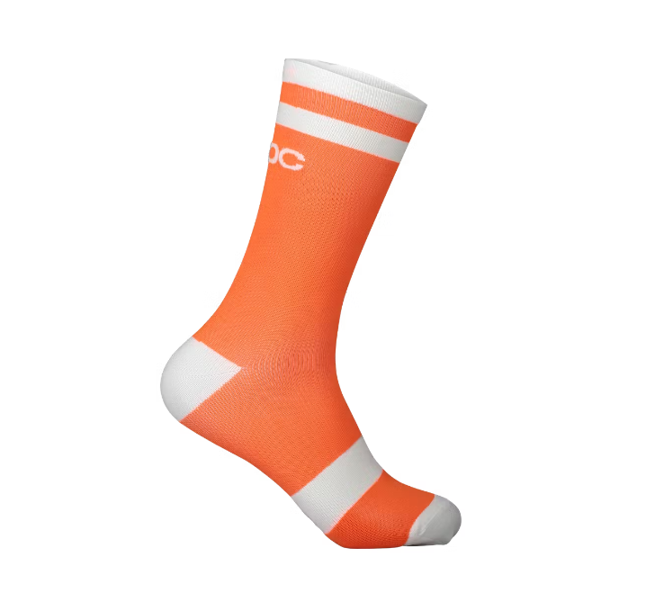zink orange/hydrogen white Lure MTB Sock Long