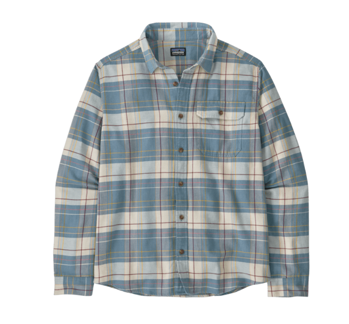 raft/still blue L/S LW Fjord Flannel Shirt M