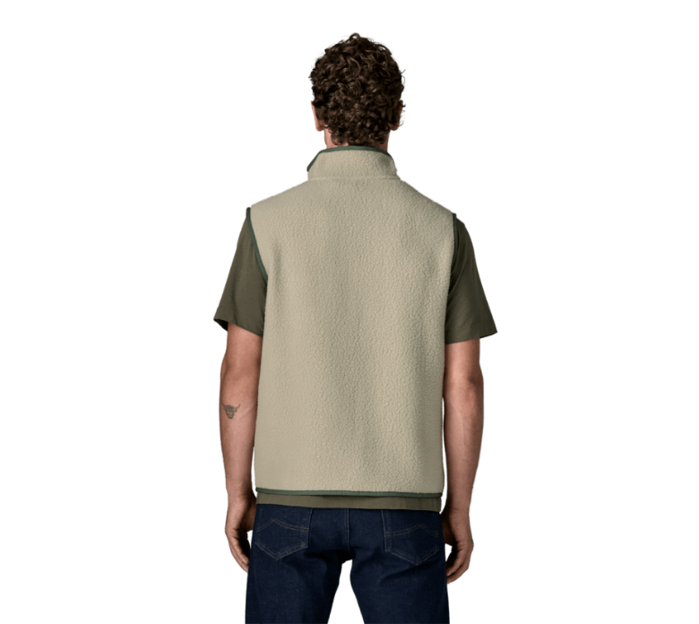 Retro Pile FLeece Vest Man