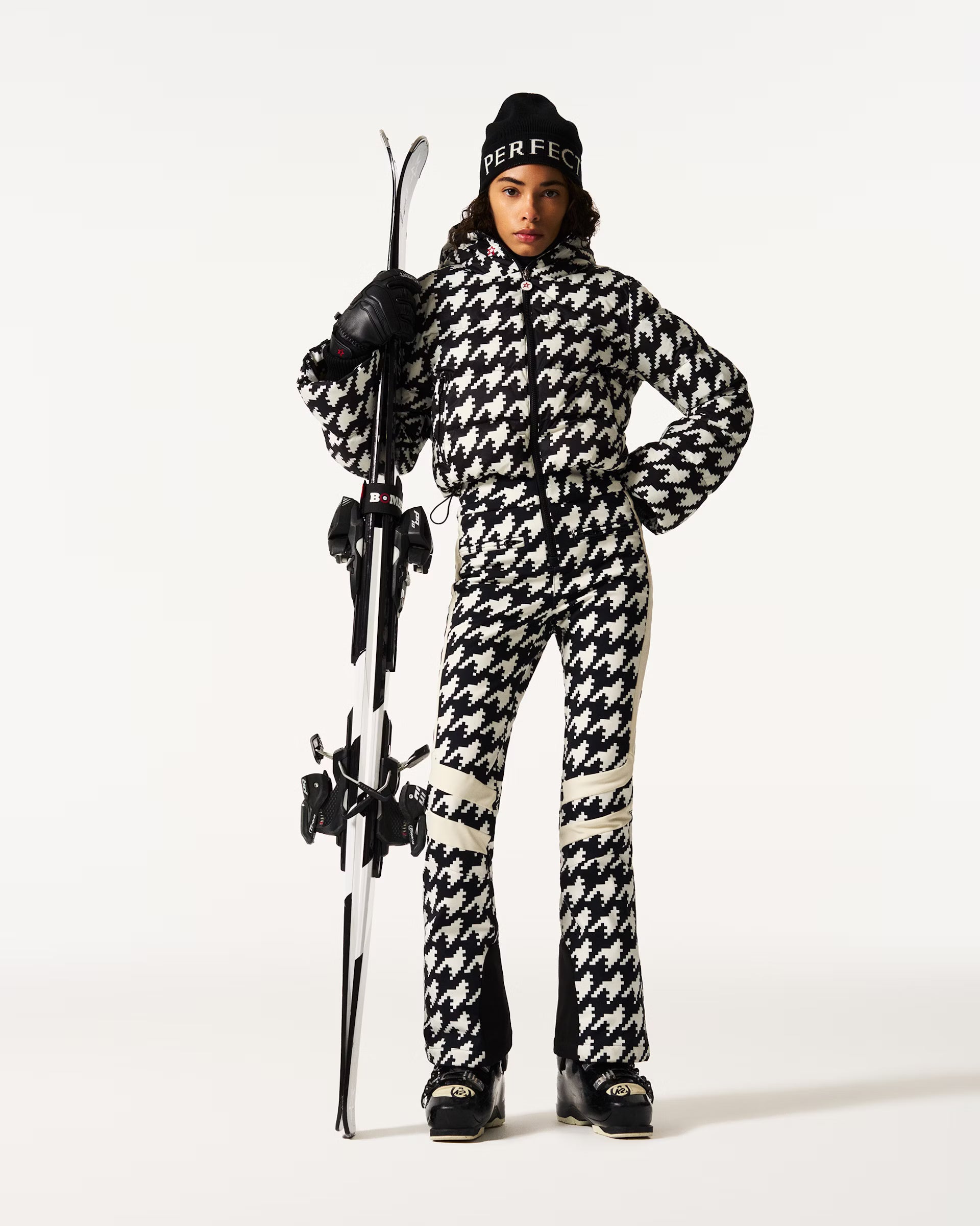 Polar Flare Ski Suit Print W