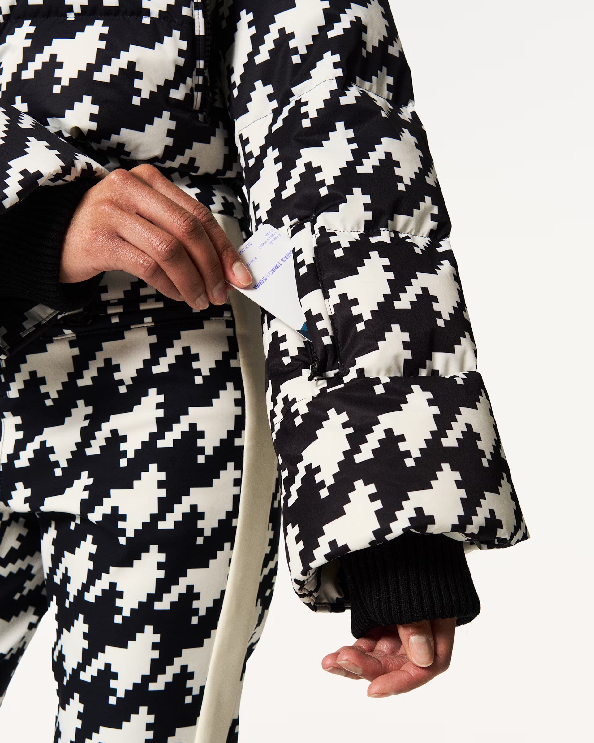 Polar Flare Ski Suit Print W