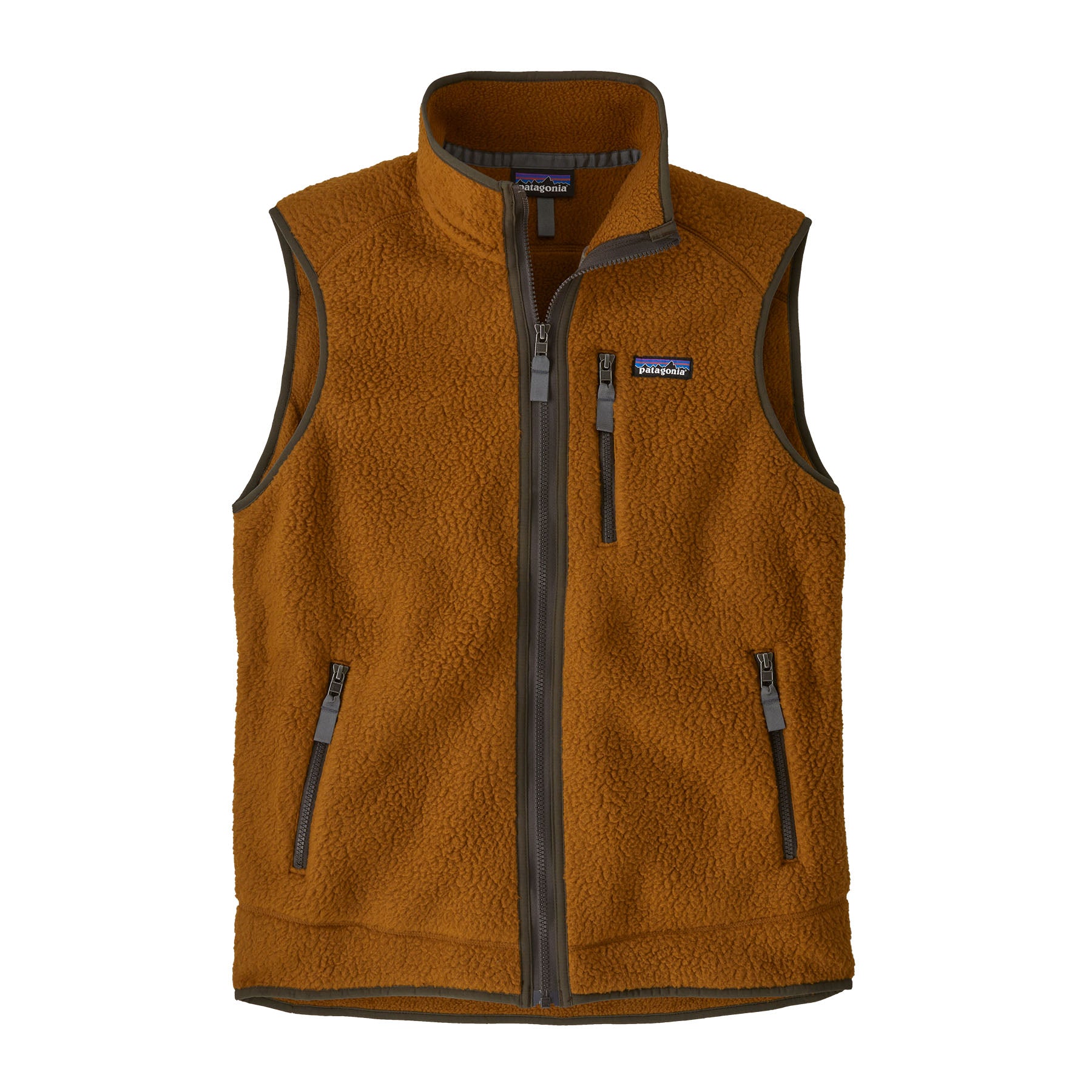 shelter brown Retro Pile Vest M