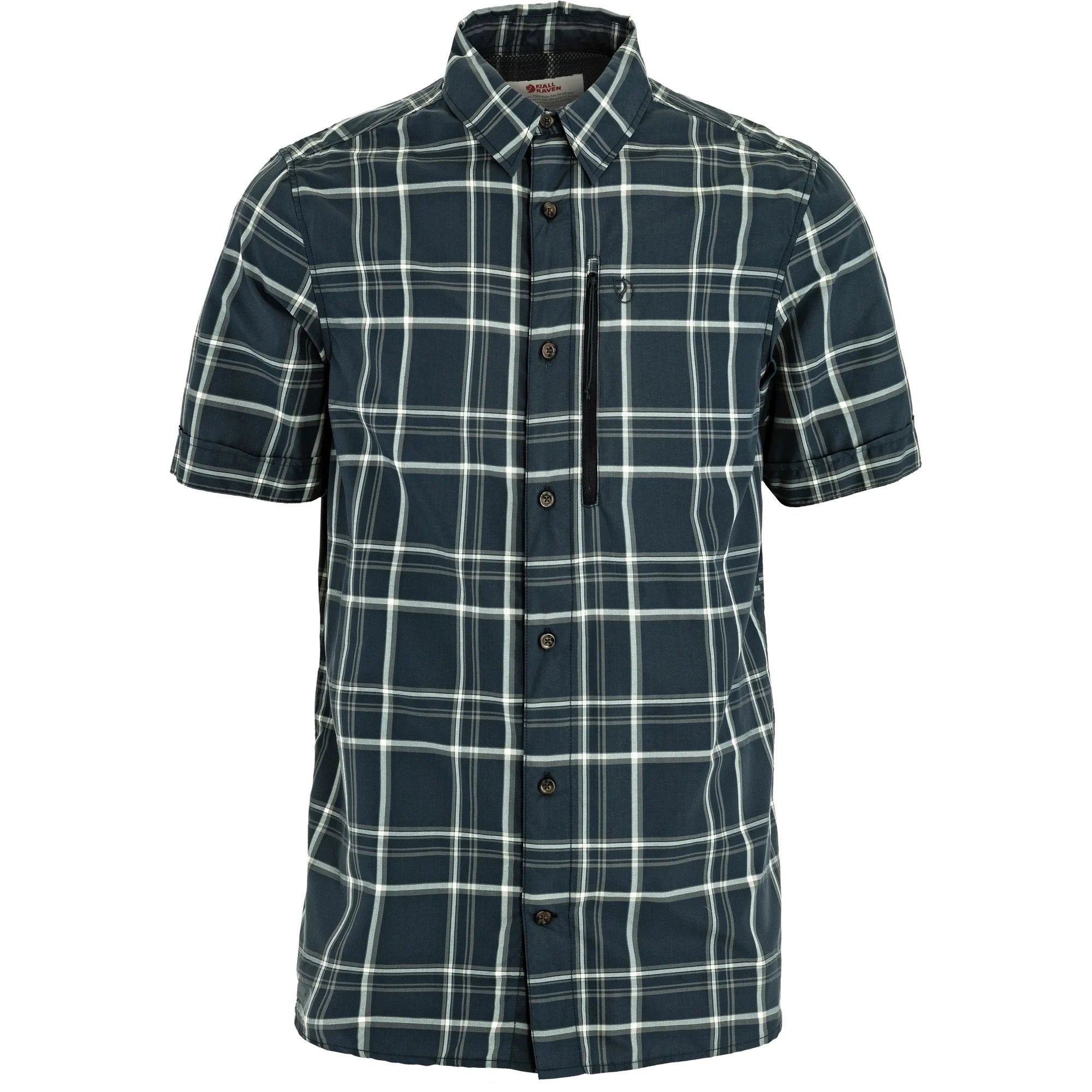 dark navy/chalk white Abisko Hike Shirt SS Man