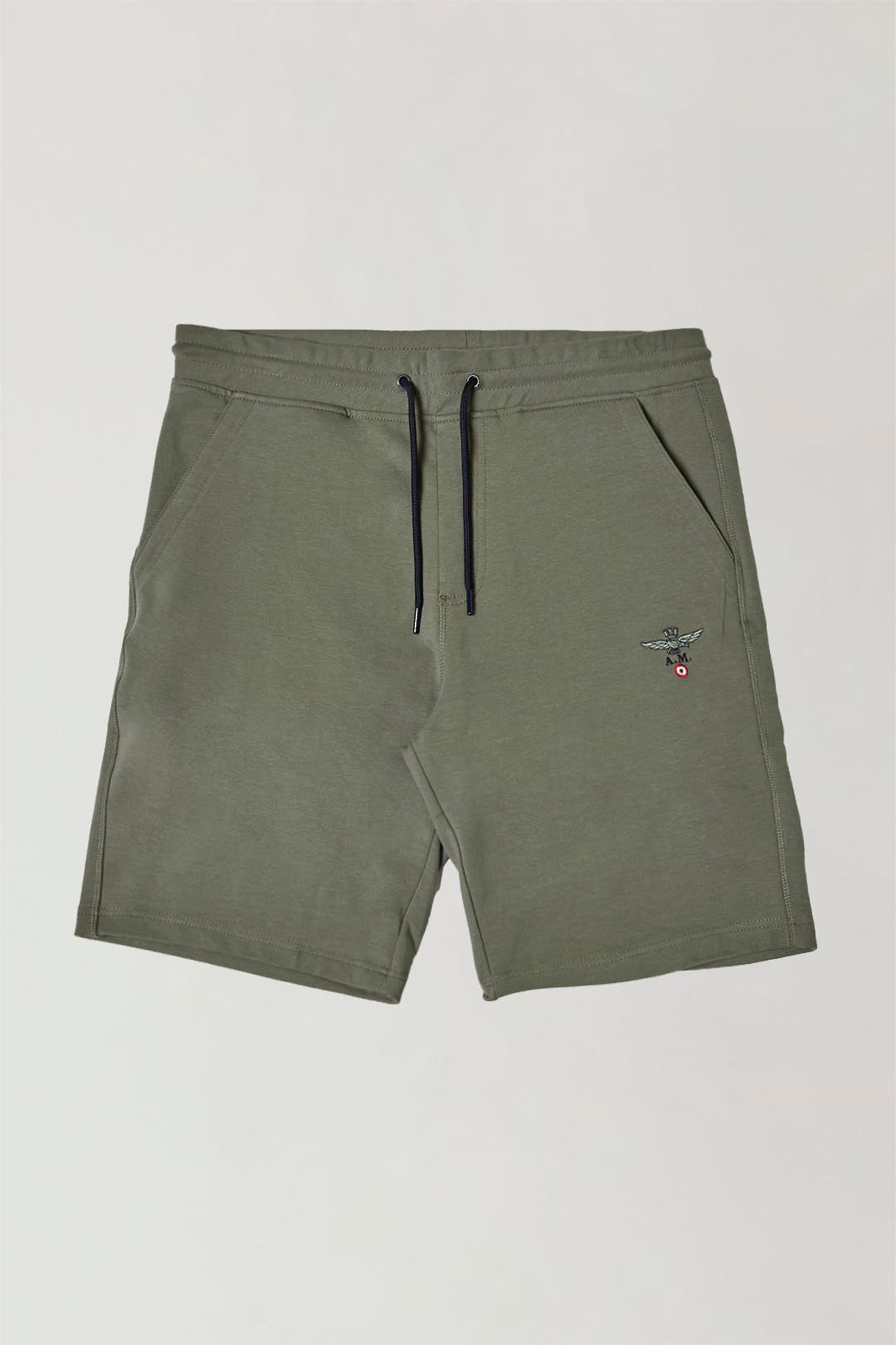 verde Sweatshirt Bermuda Shorts With Logo