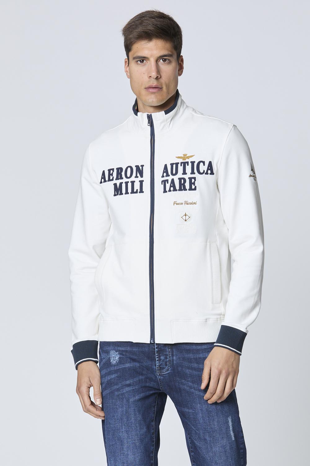 Sweatshirt Tricolor Embroidery M