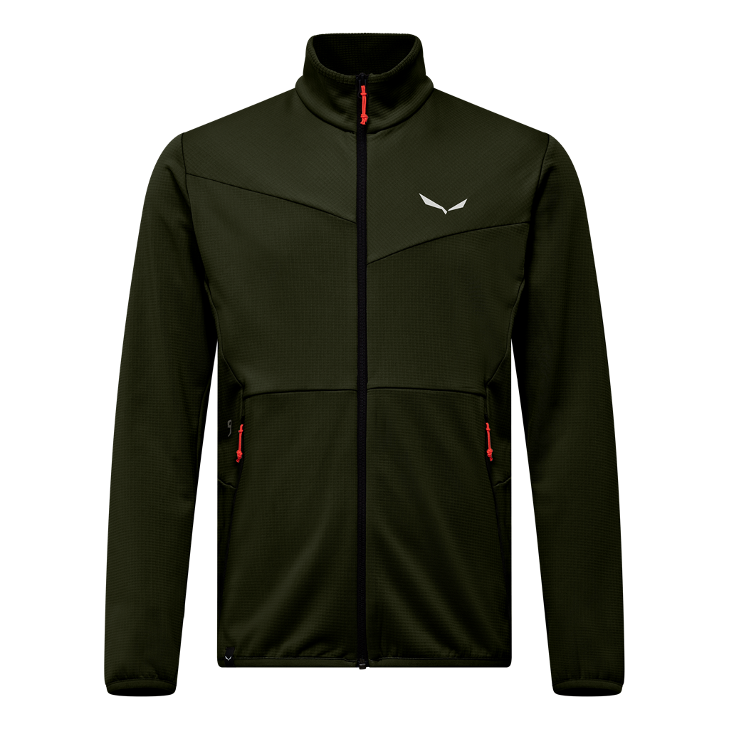 dark olive Puez Cammino Polarite Jacket Man
