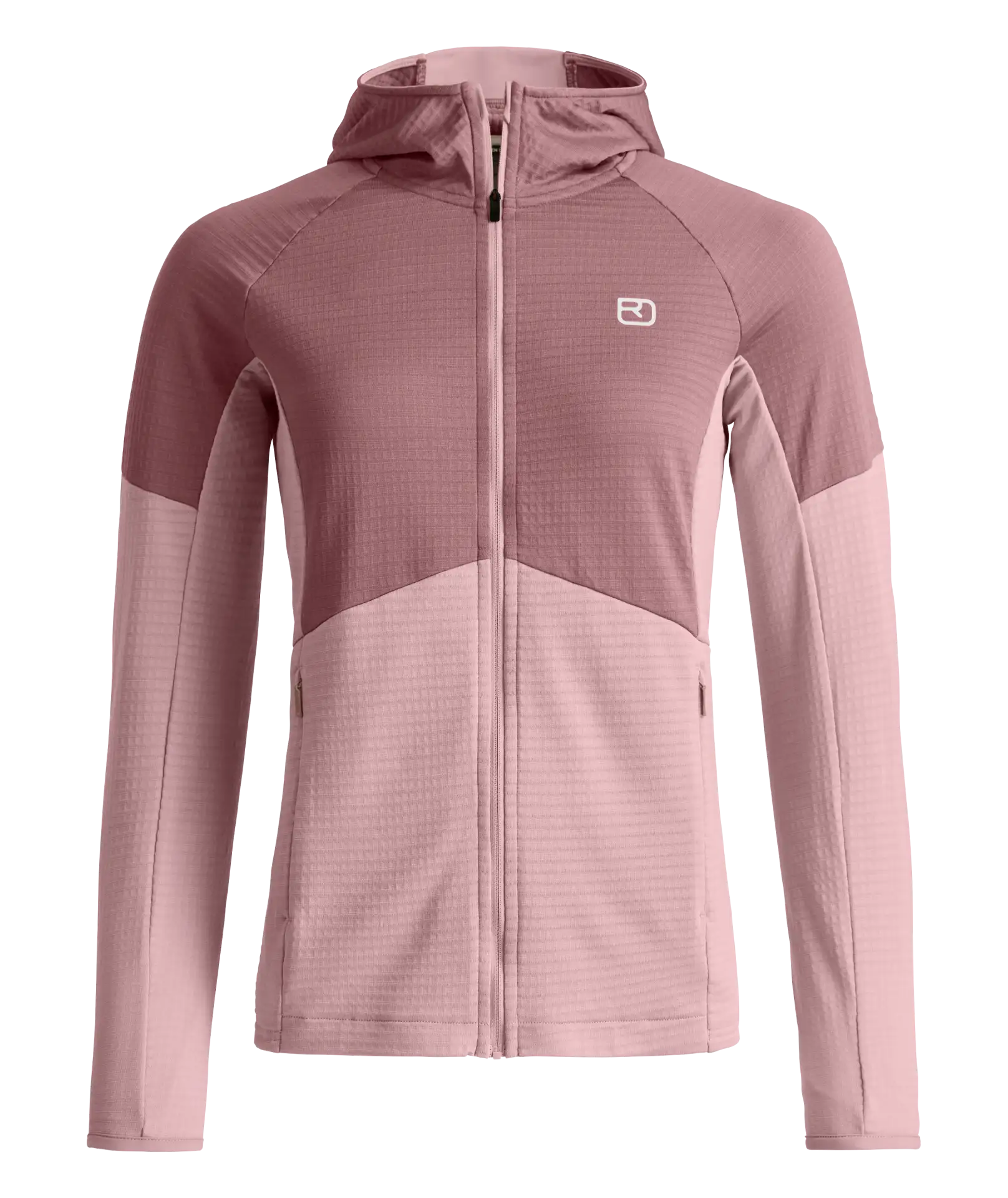 Fleece Light Grid Hoody Wmn