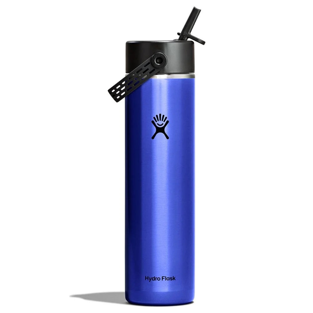 sapphire blue 24 Lightweight Flex Straw Bottle