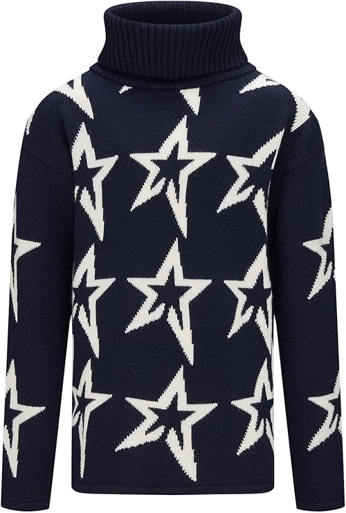 navy/snow white star Star Dust Sweater W