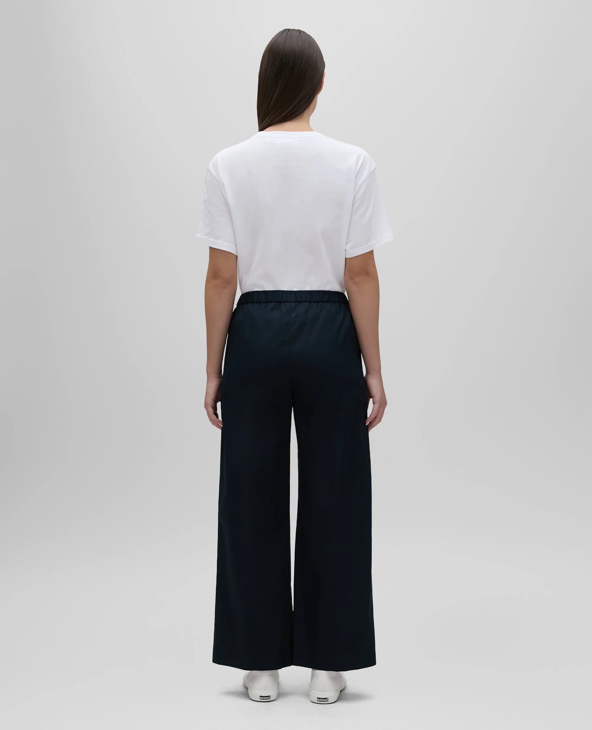 Cotton Poplin Trousers W