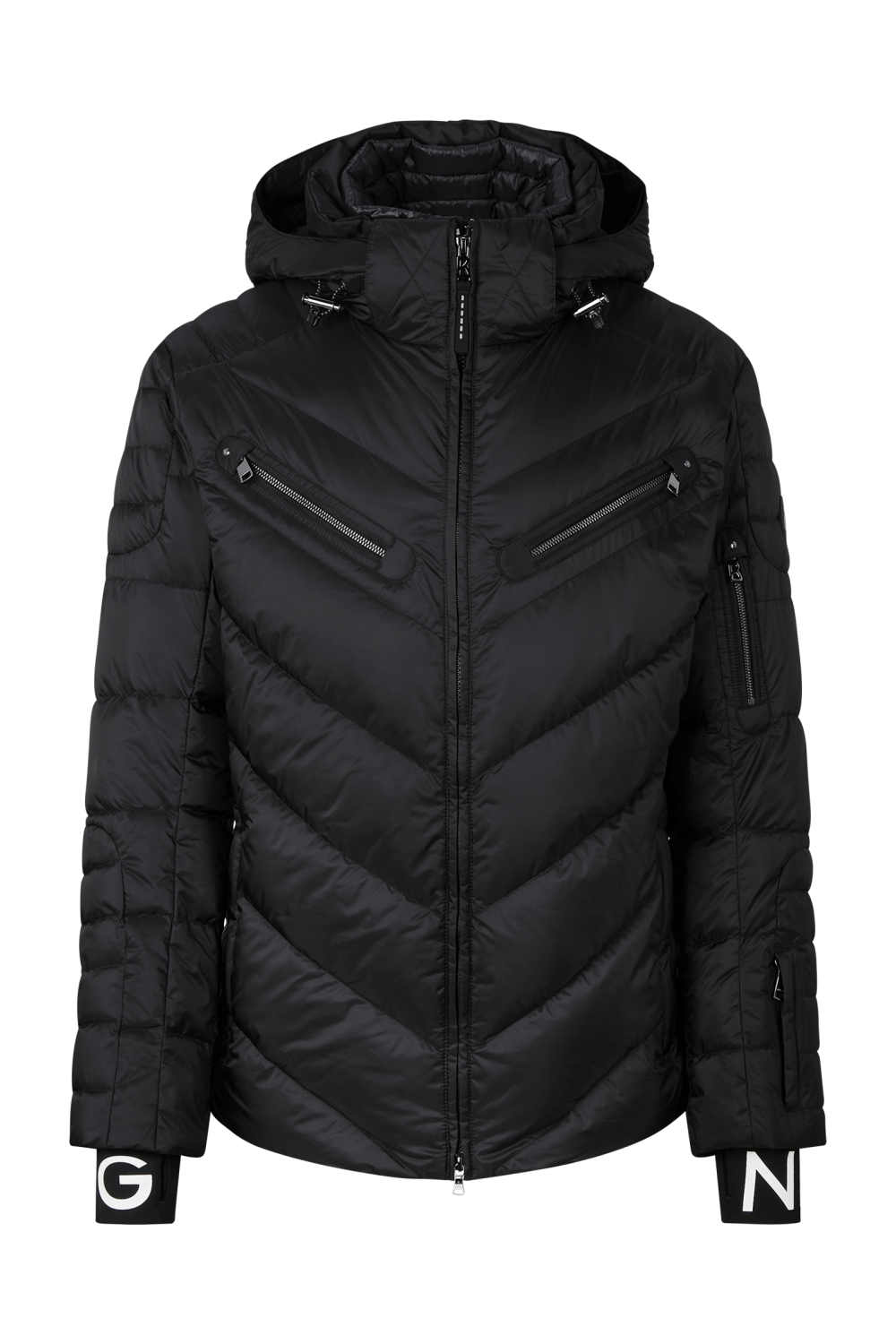 black Tino Down Ski Jacket Men | BOTËGHES LAGAZOI