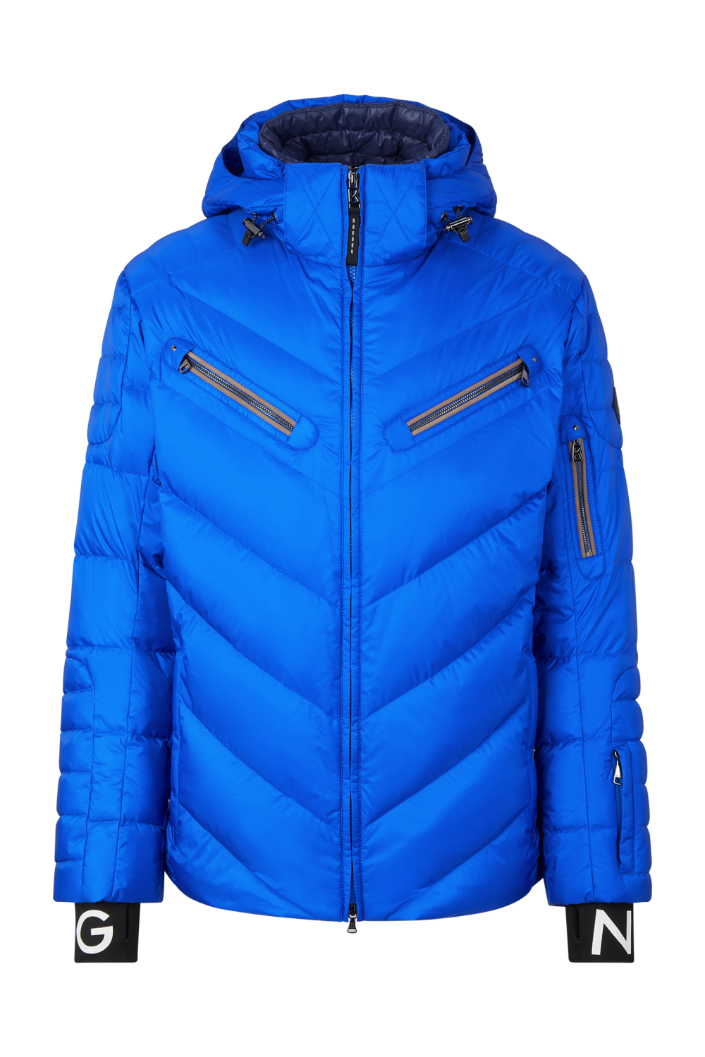 electric blue Tino Down Ski Jacket Men | BOTËGHES LAGAZOI