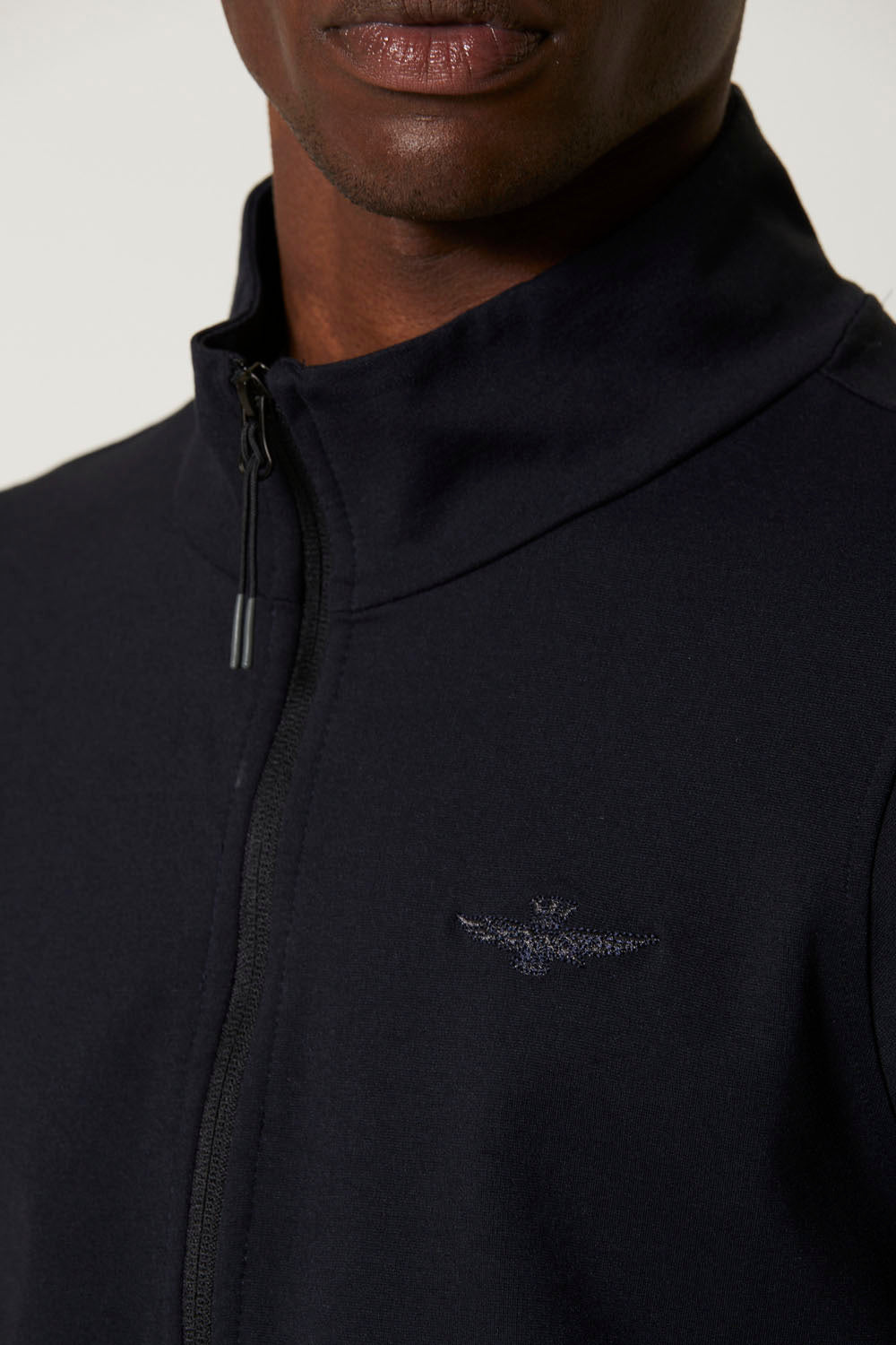 Interlock Sweatshirt With Printed Logo
