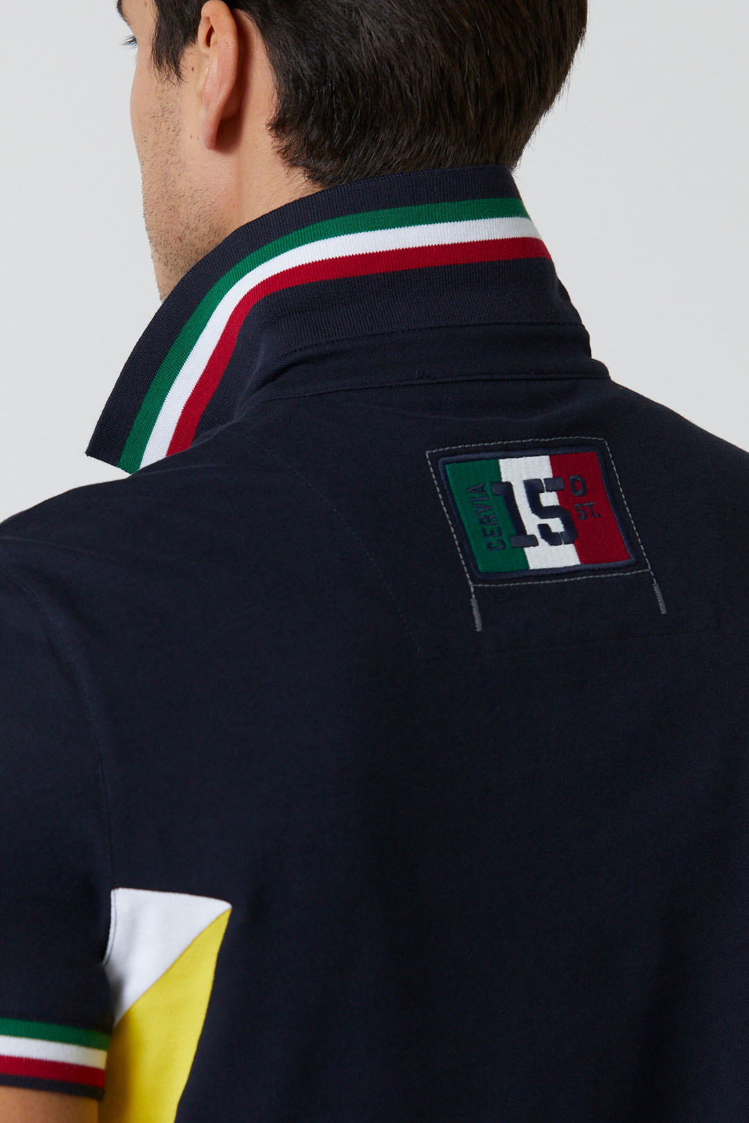 15th Wing Polo Tricolor Details