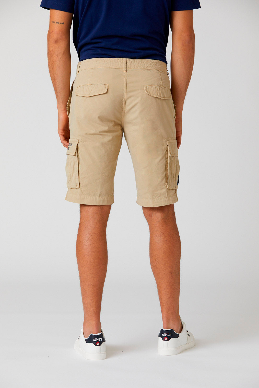 Cotton gabardine Bermuda shorts Men