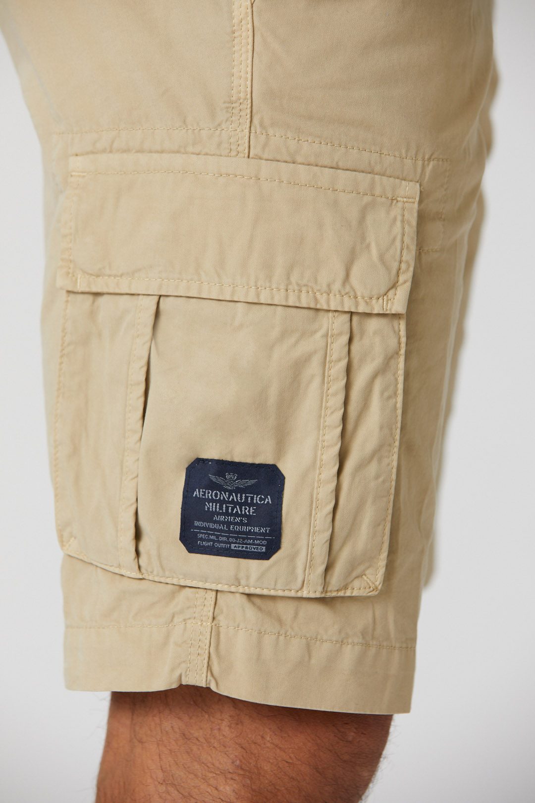 Cotton gabardine Bermuda shorts Men