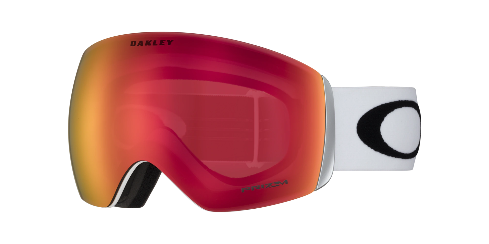 Flight Deck L Goggle - Matte White - Prizm Snow Torch Iridium | BOTËGHES LAGAZOI