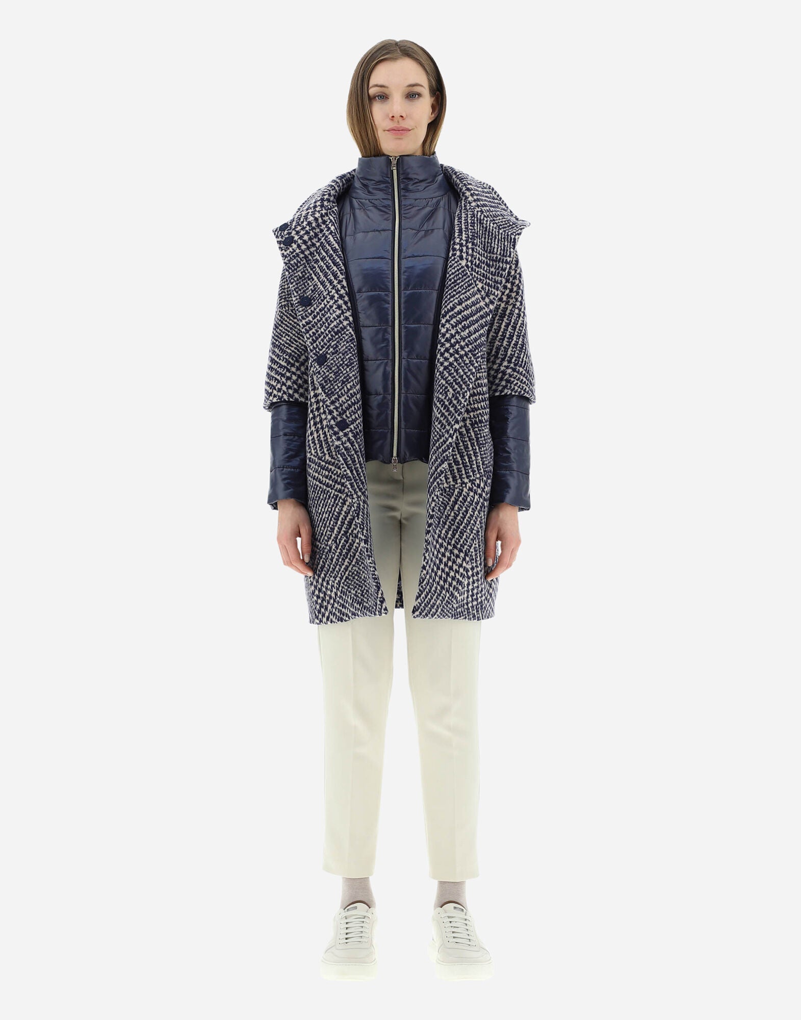 Hypnotic Poule & Nylon Ultralight Coat Blue W