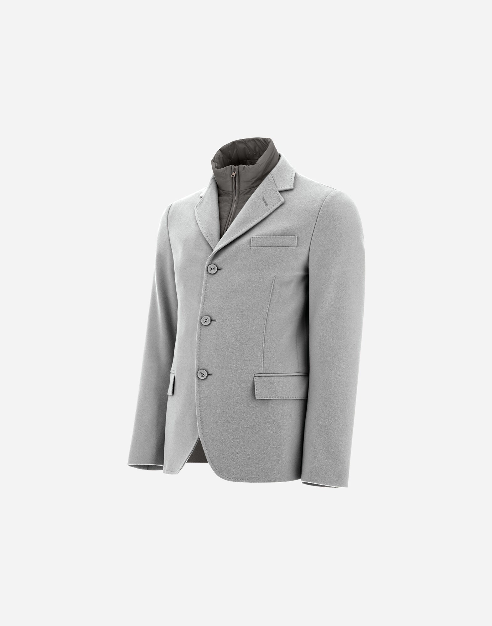 Cashmere & Nylon Ultralight Blazer M