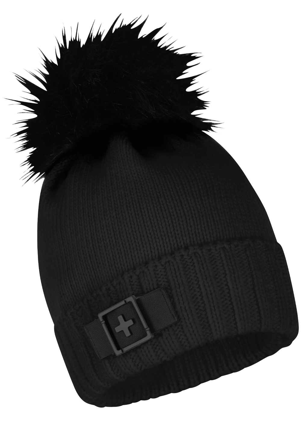 Beanie with Eco-fur W