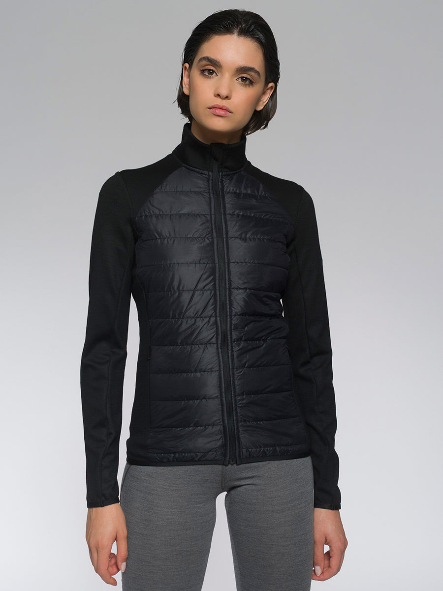 Sybilla Quilted Full Zip LS W