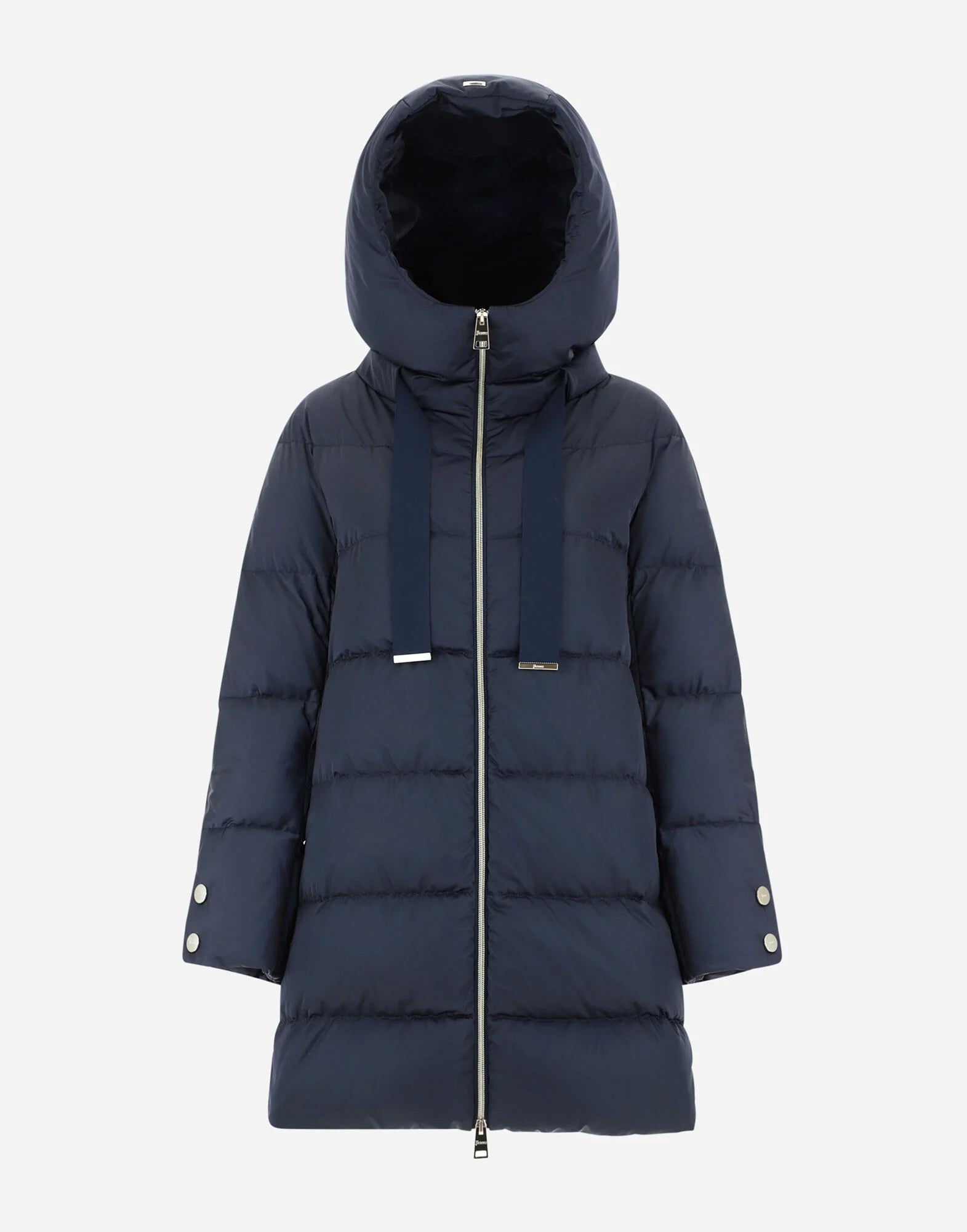 Hooded Satin A-Shape Jacket